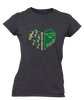 Redmond Mustangs Heart Band Women's Premium SS T-Shirt