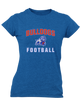 Freeport Bulldogs Anchor Football #1 Women's Premium SS T-Shirt