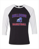 Freeport Bulldogs Anchor Basketball #1 Women's Baseball T-Shirt