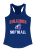 Freeport Bulldogs Anchor Softball #1 Women's Tank Top