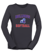 Freeport Bulldogs Anchor Softball #1 Women's Premium LS T-Shirt