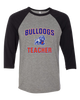 Freeport Bulldogs Anchor Teacher Women's Baseball T-Shirt