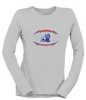 Freeport Bulldogs Anchor Football #3 Women's LS T-Shirt