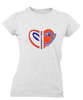 Freeport Bulldogs Anchor Heart Football Women's Premium SS T-Shirt