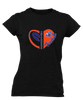 Freeport Bulldogs Anchor Heart Football Women's Premium SS T-Shirt
