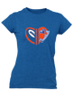 Freeport Bulldogs Anchor Heart Football Women's Premium SS T-Shirt