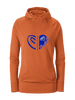 Freeport Bulldogs Anchor Heart Football Women's Hoodie