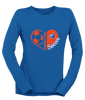 Freeport Bulldogs Anchor Heart Soccer Women's Premium LS T-Shirt