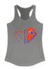 Freeport Bulldogs Anchor Heart Basketball Women's Tank Top