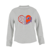 Freeport Bulldogs Anchor Heart Volleyball Women's Sweatshirt