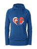 Freeport Bulldogs Anchor Heart Track Women's Hoodie