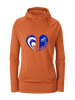 Freeport Bulldogs Anchor Heart Track Women's Hoodie