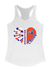 Freeport Bulldogs Anchor Heart Cheer Women's Tank Top