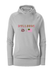 King's Fork Bulldogs Pink Camo Flag Women's Hoodie