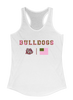 King's Fork Bulldogs Pink Camo Flag Women's Tank Top