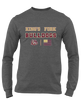 King's Fork Bulldogs Spirit Flag Men's Premium LS T-Shirt