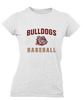 King's Fork Bulldogs Baseball #1 Women's Premium SS T-Shirt