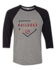 King's Fork Bulldogs Baseball #2 Women's Baseball T-Shirt