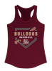 King's Fork Bulldogs Baseball #2 Women's Tank Top