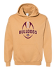 King's Fork Bulldogs Football #5 Men's Hoodie