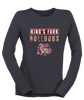 King's Fork Bulldogs Mascot #9 Women's LS T-Shirt