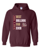 King's Fork Bulldogs Best Bulldog Fan Men's Hoodie