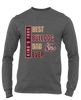 King's Fork Bulldogs Best Bulldog Dad Men's Premium LS T-Shirt