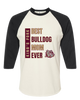 King's Fork Bulldogs Best Bulldog Mom Women's Baseball T-Shirt