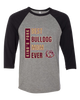 King's Fork Bulldogs Best Bulldog Mom Women's Baseball T-Shirt