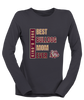 King's Fork Bulldogs Best Bulldog Mom Women's LS T-Shirt