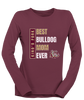 King's Fork Bulldogs Best Bulldog Mom Women's LS T-Shirt