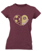 King's Fork Bulldogs Heart Soccer Women's SS T-Shirt