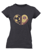 King's Fork Bulldogs Heart Soccer Women's SS T-Shirt