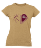 King's Fork Bulldogs Heart Basketball Women's Premium SS T-Shirt