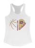 King's Fork Bulldogs Heart Basketball Women's Tank Top