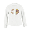King's Fork Bulldogs Heart Volleyball Women's Sweatshirt