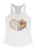 King's Fork Bulldogs Heart Volleyball Women's Tank Top