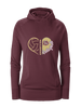 King's Fork Bulldogs Heart Volleyball Women's Hoodie