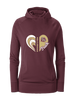 King's Fork Bulldogs Heart Track Women's Hoodie