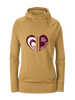 King's Fork Bulldogs Heart Track Women's Hoodie