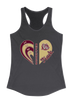 King's Fork Bulldogs Heart Track Women's Tank Top