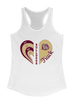 King's Fork Bulldogs Heart Track Women's Tank Top