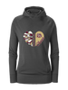 King's Fork Bulldogs Heart Cheer Women's Hoodie