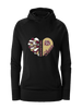 King's Fork Bulldogs Heart Cheer Women's Hoodie