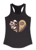 King's Fork Bulldogs Heart Cheer Women's Tank Top