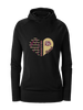 King's Fork Bulldogs Heart Band Women's Hoodie