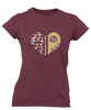 King's Fork Bulldogs Heart Band Women's SS T-Shirt