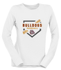 Winslow Bulldogs Baseball #2 Women's LS T-Shirt