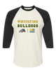Whitefish Bulldogs Spirit Flag Men's Baseball T-Shirt