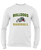Whitefish Bulldogs Baseball #1 Men's Premium LS T-Shirt